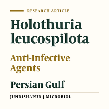 Antibacterial and Antifungal Activity of Holothuria leucospilota Isolated From Persian Gulf and Oman Sea