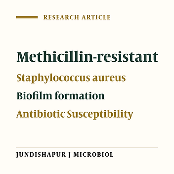 Prevalence of Biofilm Formation Among Methicillin Resistance Staphylococcus aureus Isolated From Nasal Carriers