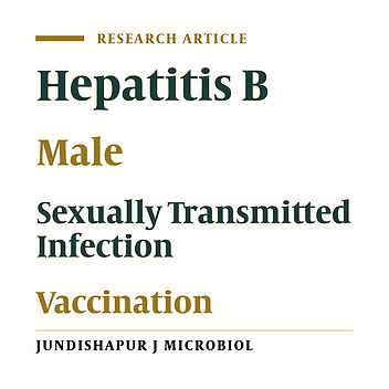 Compliance With Hepatitis B Vaccination Among Adult Males With Sexually Transmitted Infections