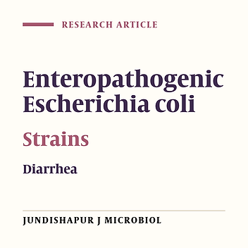 Occurrence of SHV, TEM and CTX-M β-Lactamase Genes Among Enteropathogenic Escherichia coli Strains Isolated From Children With Diarrhea