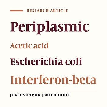Optimization of Fermentation Conditions for Recombinant Human Interferon Beta Production by Escherichia coli Using the Response Surface Methodology
