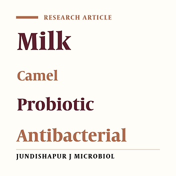 Study of Lactic Acid Bacteria Community From Raw Milk of Iranian One Humped Camel and Evaluation of Their Probiotic Properties
