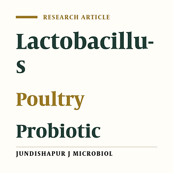 Phenotypic Characteristics and Probiotic Potentials of Lactobacillus spp. Isolated From Poultry