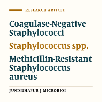 Molecular Characteristics of Nasal Carriage Methicillin-Resistant Coagulase Negative Staphylococci in School Students