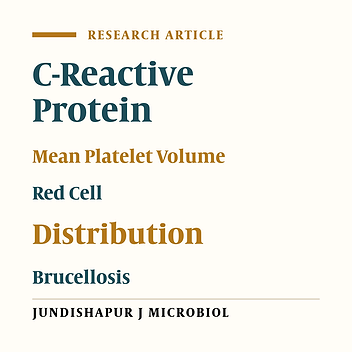 The Impact of Acute Brucellosis on Mean Platelet Volume and Red Blood Cell Distribution