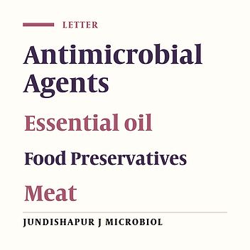 Bioactivity of Apium petroselinum and Portulaca oleracea Essential Oils as Natural Preservatives