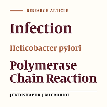 Determining the Role of Helicobacter pylori in Chronic Sinus Infections Using the Polymerase Chain Reaction