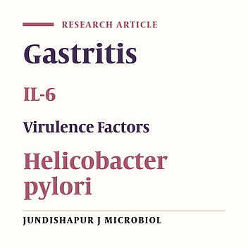 Correlation Between Mucosal IL-6 mRNA Expression Level and Virulence Factors of Helicobacter pylori in Iranian Adult Patients With Chronic Gastritis