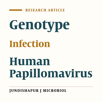Cover image of the article: The Prevalence and Genotype Distribution of Human Papillomavirus in the Genital Tract of Males in Iran