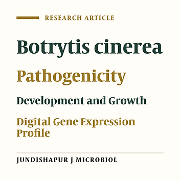 Cover image of the article: Identification of Development and Pathogenicity Related Gene in Botrytis cinerea via Digital Gene Expression Profile