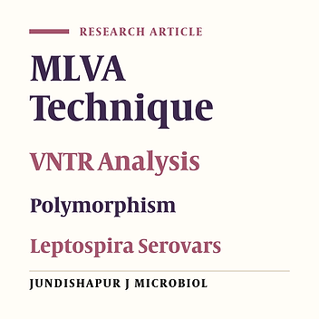 Characterization of Leptospira interrogans Serovars by Polymorphism Variable Number Tandem Repeat Analysis