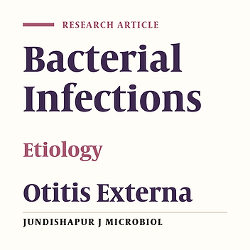 Bacterial Otitis Externa in Patients Attending an ENT Clinic in Babol, North of Iran