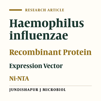 Molecular Cloning, Expression and Purification of Truncated hpd Fragment of Haemophilus influenzae in Escherichia coli