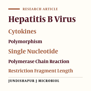 A Study on Genetic Association of Interleukin-16 Single Nucleotide Polymorphism (rs1131445) With Chronic Hepatitis B Virus Infection in Iranian Patients