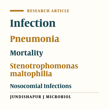 Stenotrophomonas maltophilia Infections in Adults: Primary Bacteremia and Pneumonia