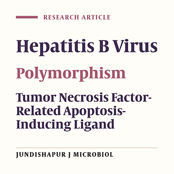 Tumor Necrosis Factor-Related Apoptosis-Inducing Ligand Gene Polymorphisms and Hepatitis B Virus Infection