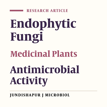 Molecular Characterization and Analysis of Antimicrobial Activity of Endophytic Fungi From Medicinal Plants in Saudi Arabia