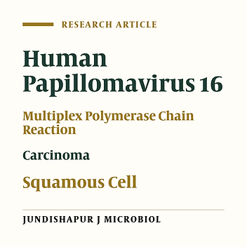 Detection and Typing of Human Papilloma Viruses by Nested Multiplex Polymerase Chain Reaction Assay in Cervical Cancer