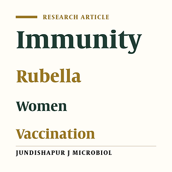 Seroepidemiology of Rubella in Women Under 25 Years Old Attending Medical Centers in Ahvaz, Iran in 2013
