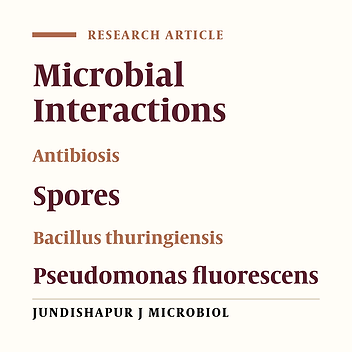 Analysis of Bacillus thuringiensis Population Dynamics and Its Interaction With Pseudomonas fluorescens in Soil