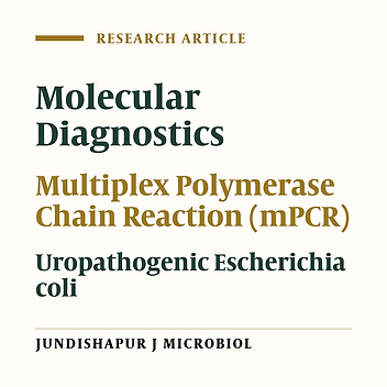 Cover image of the article: Pathotypic and Phylogenetic Study of Diarrheagenic Escherichia coli and Uropathogenic E. coli Using Multiplex Polymerase Chain Reaction