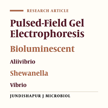 Determination of the Genetic Diversity of Different Bioluminescent Bacteria by Pulsed-Field Gel Electrophoresis (PFGE)