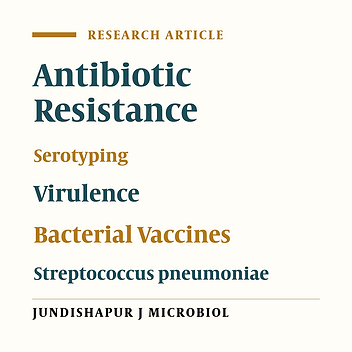 Emergence of Neoteric Serotypes Among Multidrug Resistant Strains of Streptococcus pneumoniae Prevalent in Egypt