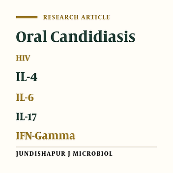 Plasma Levels of IFN-γ, IL-4, IL-6 and IL-17 in HIV-Positive Patients With Oral Candidiasis