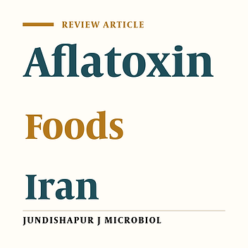 Aflatoxins in Food Products in Iran: a Review of the Literature