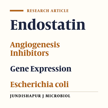Effect of Culture Condition Variables on Human Endostatin Gene Expression in Escherichia coli Using Response Surface Methodology