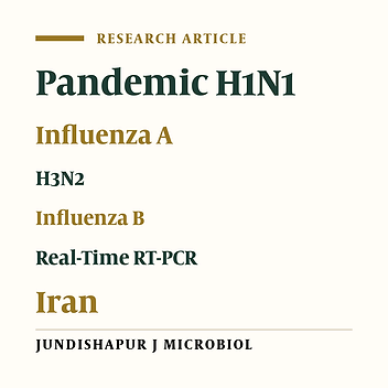 Clinical and Epidemiological Profile of Pandemic Influenza A H1N1, H3N2, and Type B in the Southeast of Caspian Sea, Iran