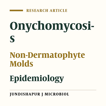 Growing Incidence of Non-Dermatophyte Onychomycosis in Tehran, Iran