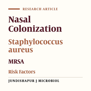 Risk Factors for Methicillin Resistant Staphylococcus aureus Nasal Colonization of Healthy Children