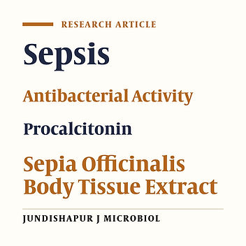 New Insights into Sepsis Therapy Using Sepia Officinalis