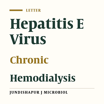 Hepatitis E Virus Infection Among Chronic Hemodialysis