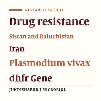Mutational Analysis of Plasmodium vivax dhfr Gene Among Cases in South East of Iran