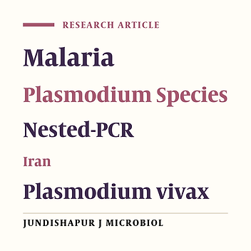 The Incidence of Current Infection with Different Human Malaria Species by Polymerase Chain Reaction for Diagnosis of Suspicious Malaria Patients on Elimination Region Sistan and Baluchistan Province, Southeast of Iran