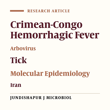 Spatial and Phylodynamic Survey on Crimean-Congo Hemorrhagic Fever Virus Strains in Northeast of Iran