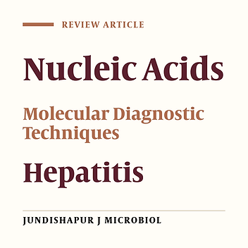 Nucleic Acid-Based Approaches for Detection of Viral Hepatitis