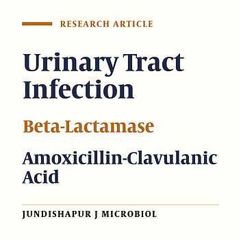 Oral Amoxicillin-Clavulanic Acid Treatment in Urinary Tract Infections Caused by Extended-Spectrum Beta-Lactamase–Producing Organisms