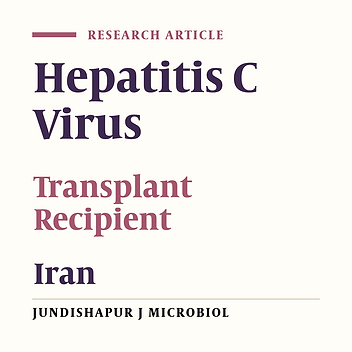 Determining Major Genotypes of Hepatitis C Virus Among Transplant Recipients by Real-Time Polymerase Chain Reaction Assay