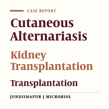 Cutaneous Alternariasis in a Patient With Renal Transplant