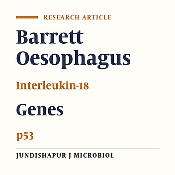 The Effect of Campylobacter concisus on Expression of IL-18, TNF-α and p53 in Barrett’s Cell Lines