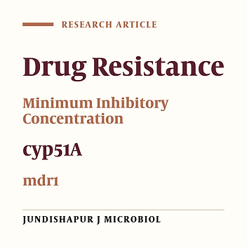 Evaluation of mRNA Expression Levels of cyp51A and mdr1, Candidate Genes for Voriconazole Resistance in Aspergillus flavus