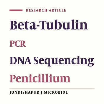 Genetic and Morphological Diversity of the Genus Penicillium From Mazandaran and Tehran Provinces, Iran