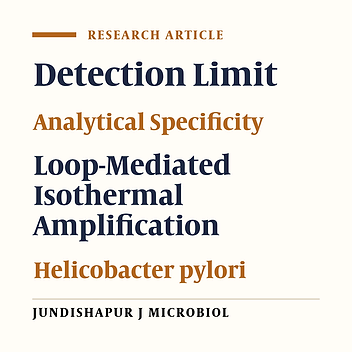 Development and Diagnostic Evaluation of Loop-Mediated Isothermal Amplification Using a New Gene Target for Rapid Detection of Helicobacter pylori