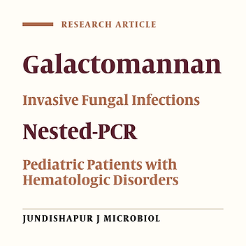 Non-Invasive Methods to Diagnose Fungal Infections in Pediatric Patients with Hematologic Disorders
