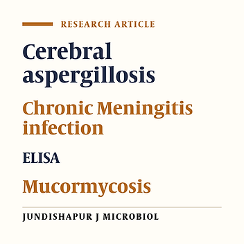 Antibody response in central nervous system to the antigenic preparation of Mucor and Aspergillus