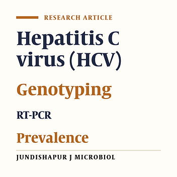 Prevalence of hepatitis C virus genotypes in chronic infected patients, southern Iran