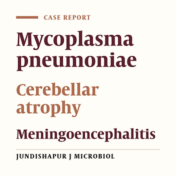 Cerebellar syndrome with meningoencephalitis due to Mycoplasma pneumoniae